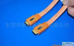 高質HDMI Mini Cable黃色注塑頭連接線與HDMI高清扁平線 電工電氣領域的重要連接方案
